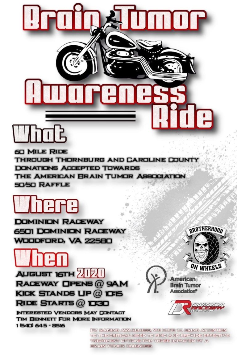 Brain Tumor Awareness Ride