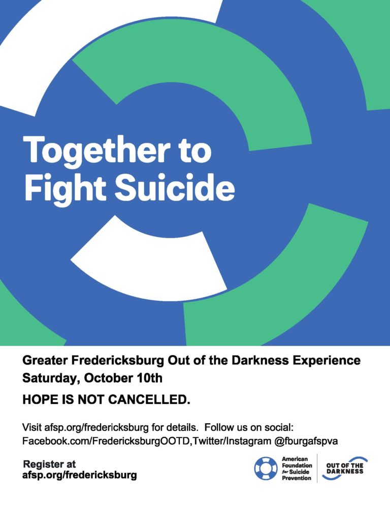 Greater Fredericksburg Out of The Darkness Experience