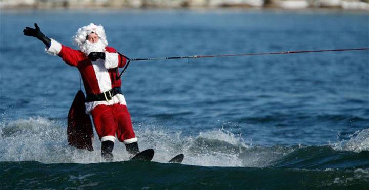 The Waterskiing Santa Virtual showing for 2020