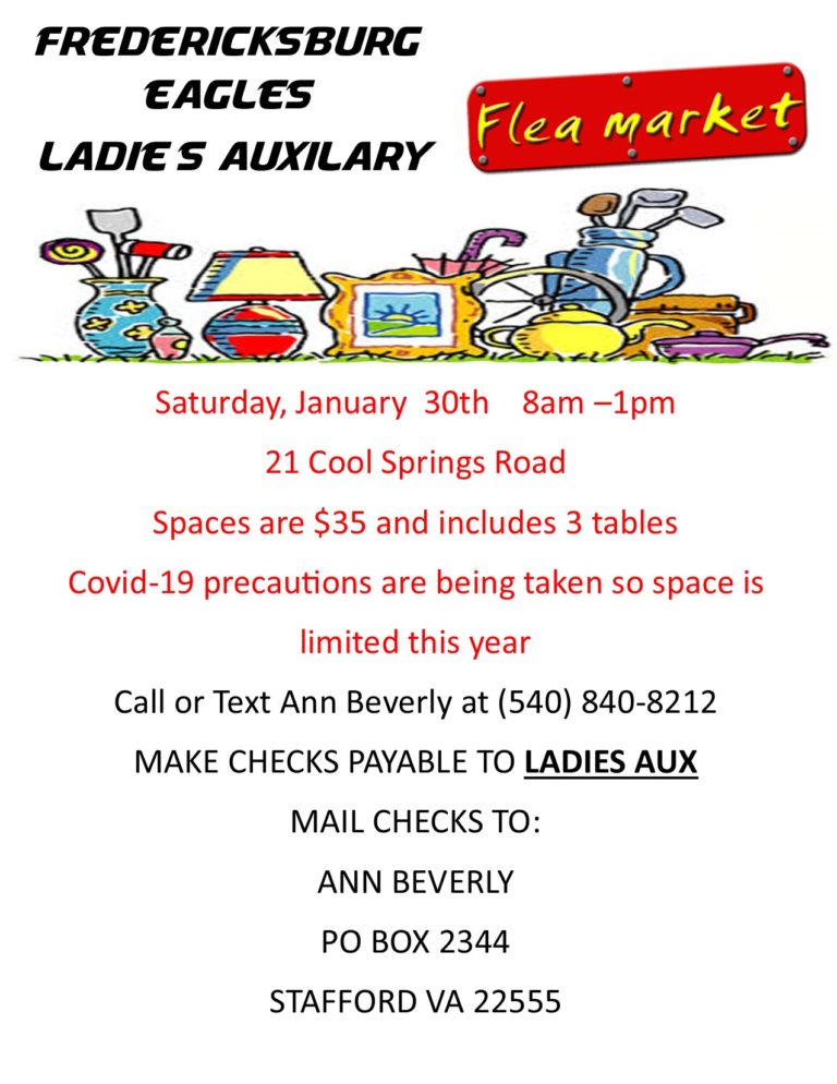 Eagles Ladies Auxiliary Flea Market