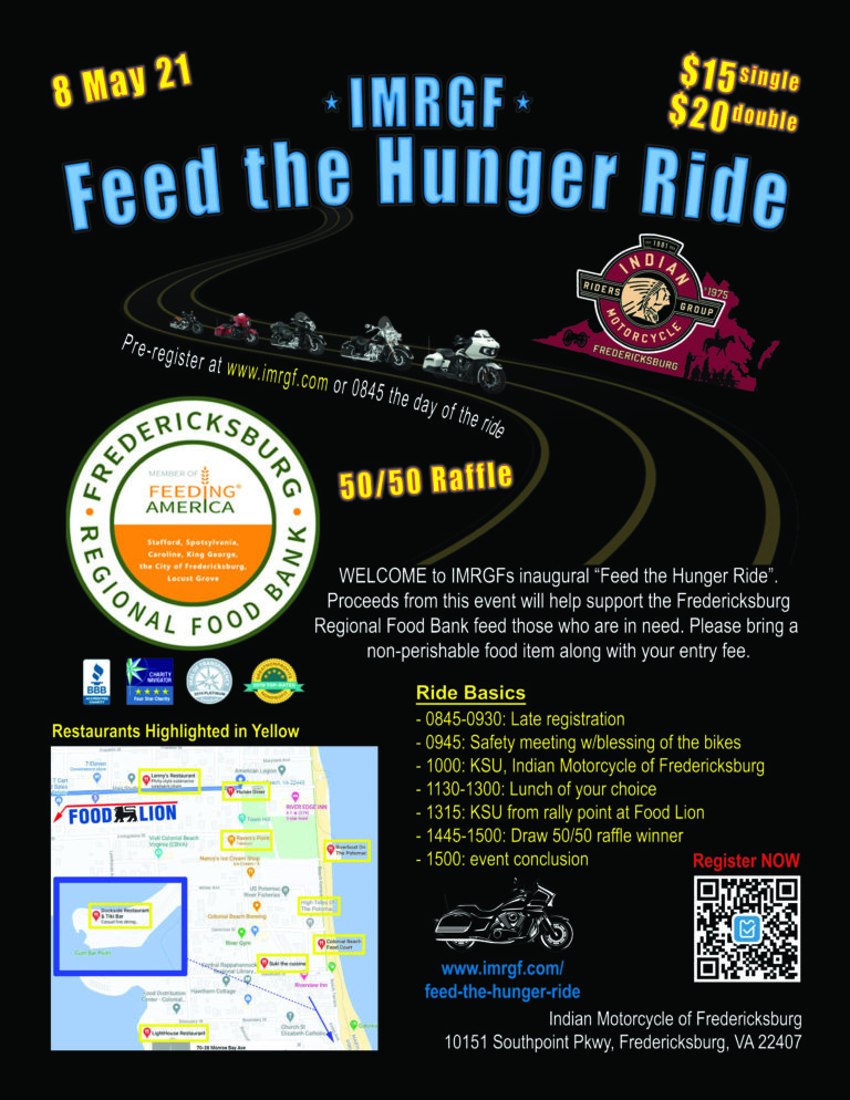 IMRGF Feed the Hunger Ride