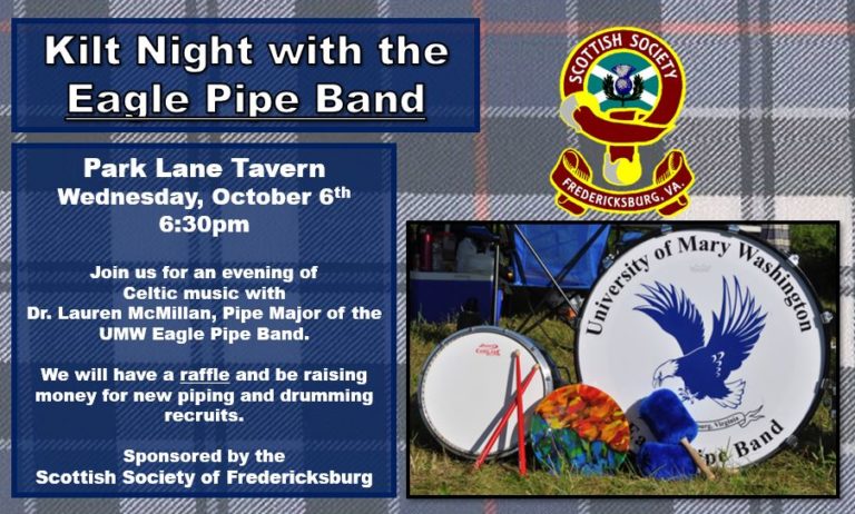 Kilt Night with the Eagle Pipe Band