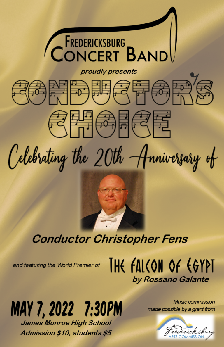 Fredericksburg Concert Band presents Conductor’s Choice