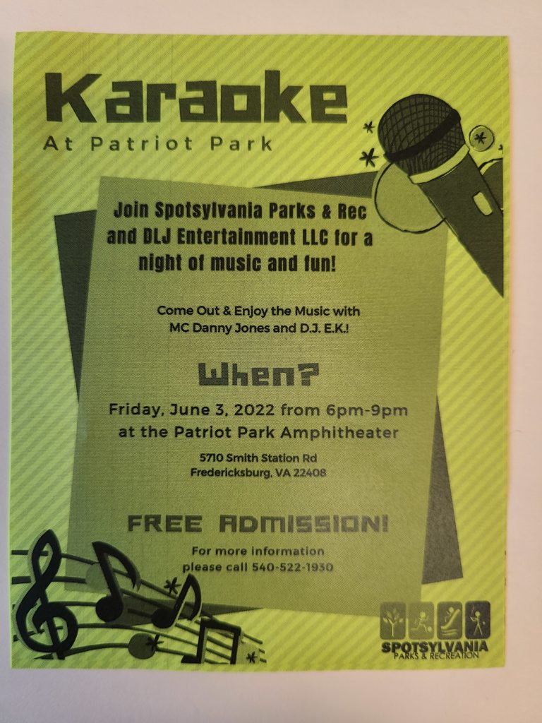 Karaoke at Patriot Park
