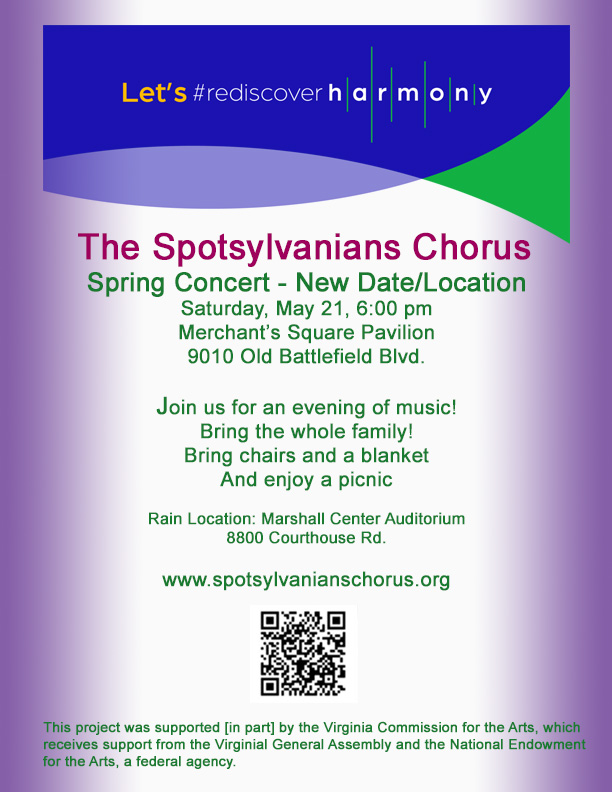 The Spotsylvanians Chorus Spring Concert