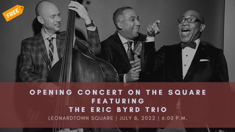 Opening Concert on the Square of the Potomac Jazz & Seafood Festival feat. Eric Byrd Trio