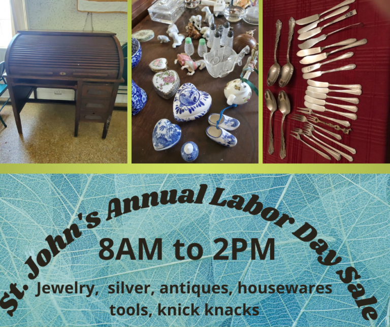 St. John’s Annual Labor Day Yard Sale