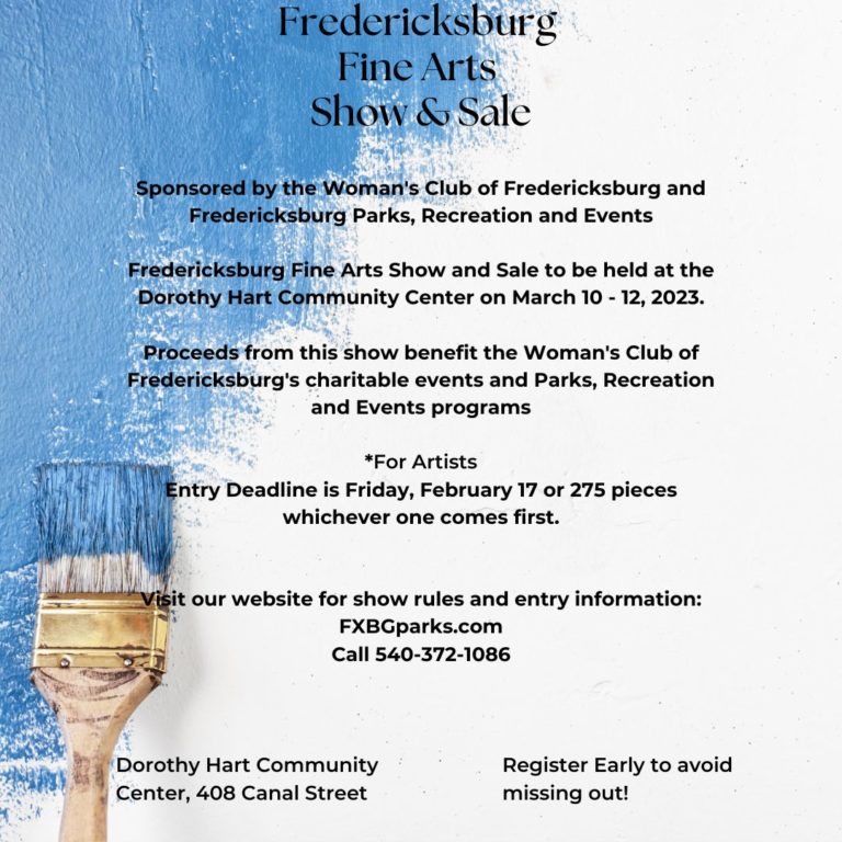 Fredericksburg Fine Arts Show & Sale 2023