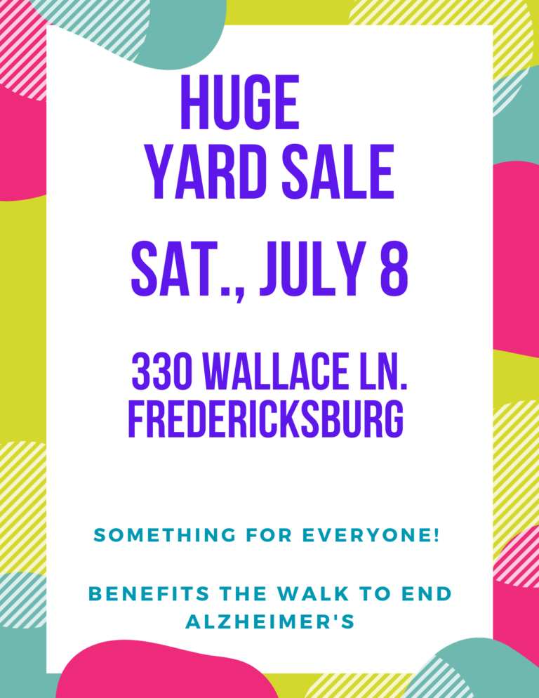 Knights of Pythias’ Benefit Yard Sale for Alzheimer’s