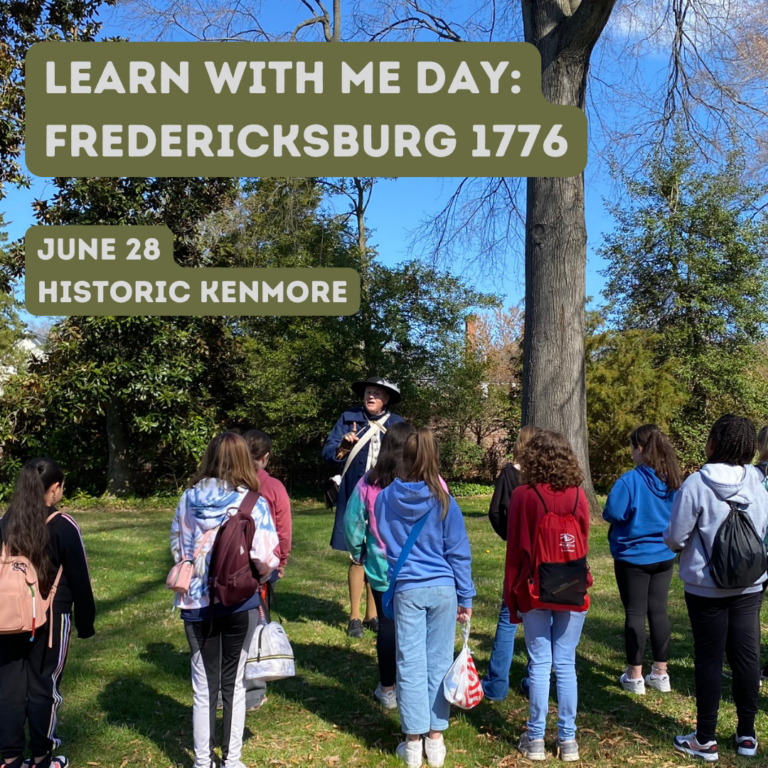 Learn with Me Day: Fredericksburg 1776