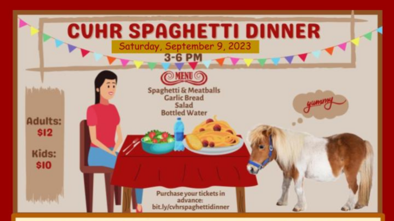 Spaghetti Dinner Benefiting CVHR