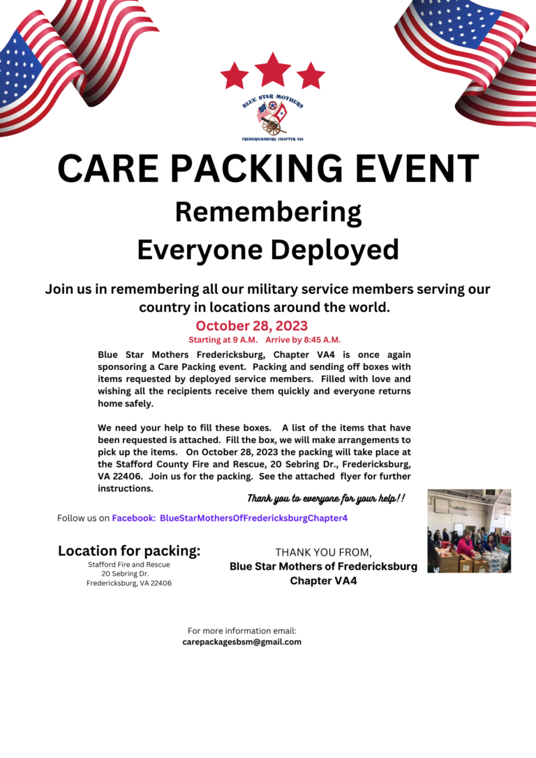 Care Packing Event