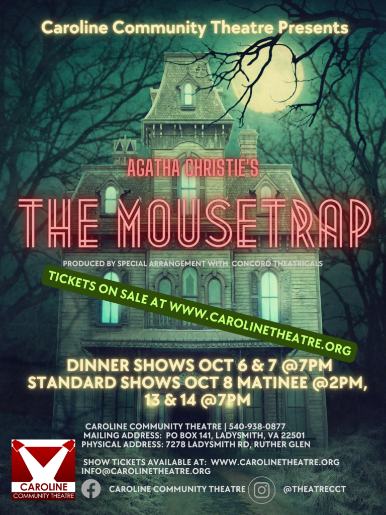 Caroline Community Theatre presents The MouseTrap