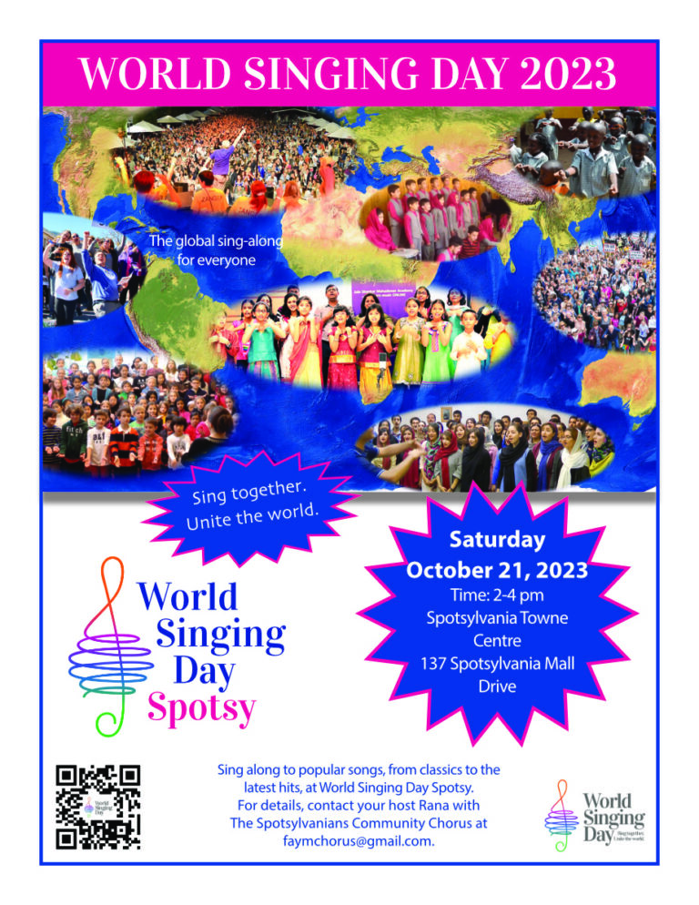 World Singing Day – Spotsy