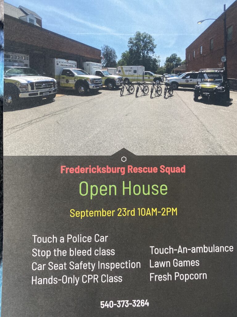 Fredericksburg Rescue Open House (Rescheduled from 9/23)