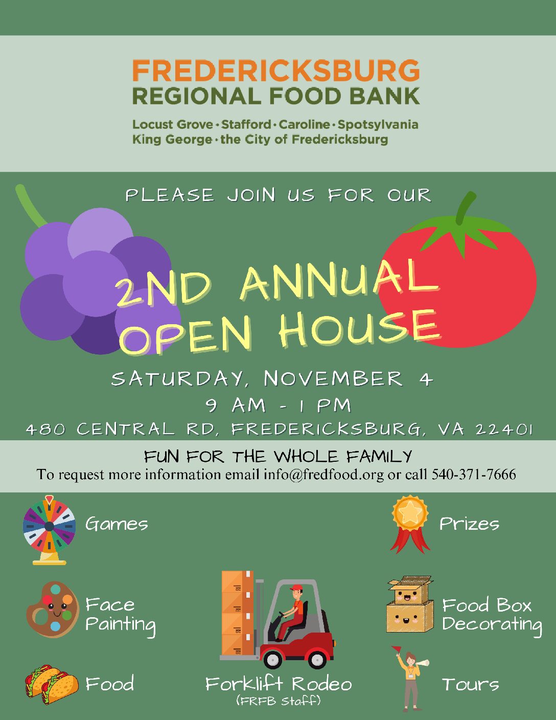 Fredericksburg Regional Food Bank Open House