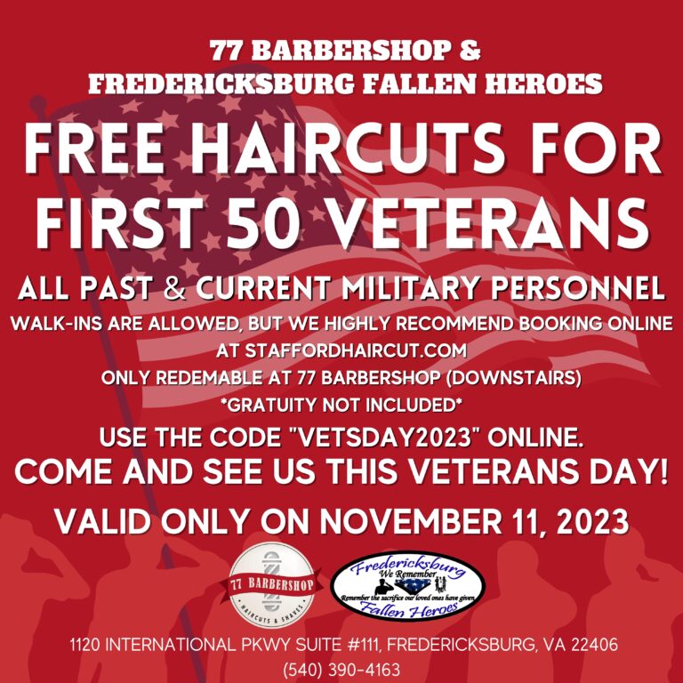 77 Barbershop Veterans Day