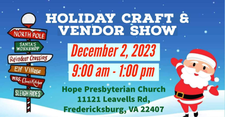 Hope Presbyterian Church Craft and Vendor Fair