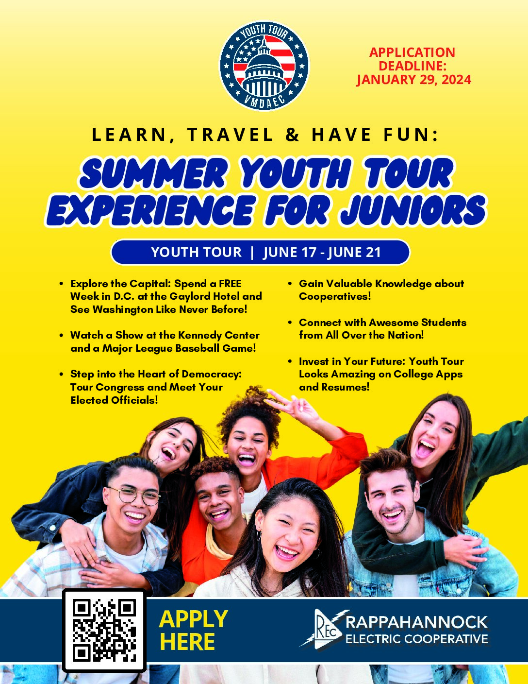 REC Summer Youth Tour Experience