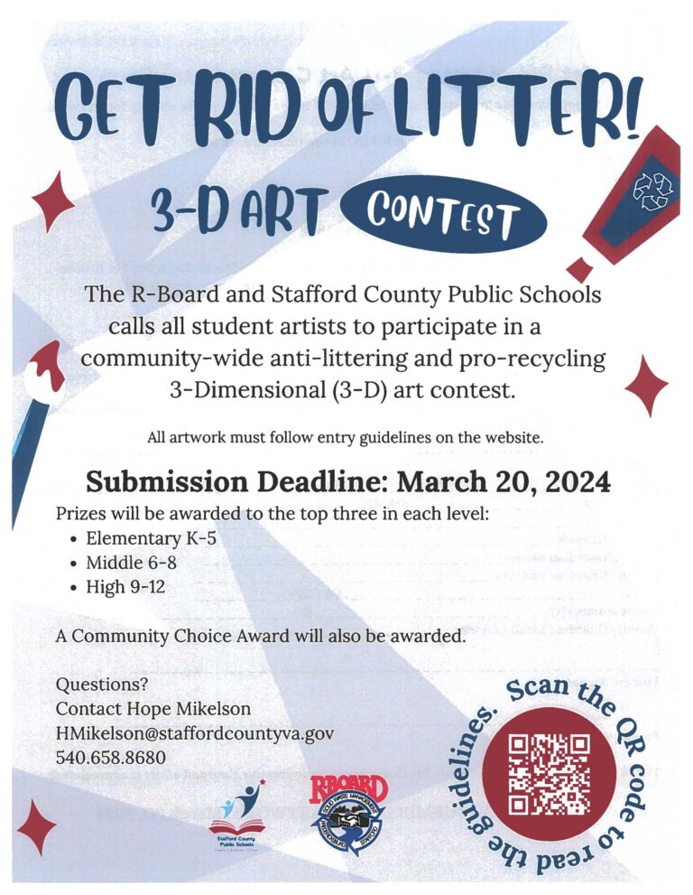 Get Rid of Litter!! 3-D Art Contest