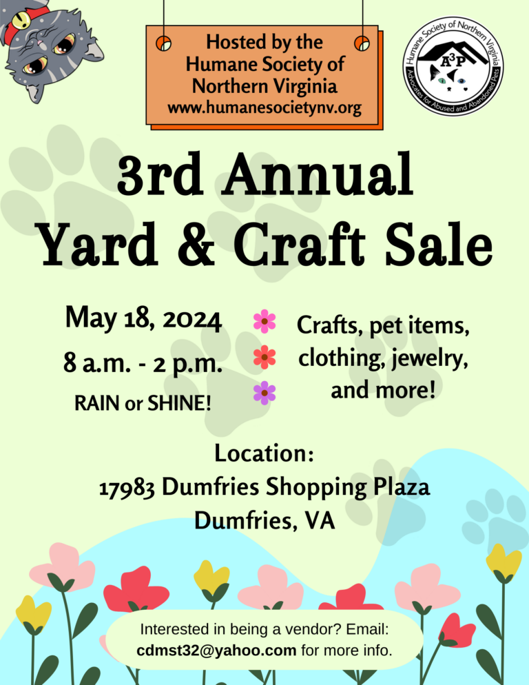 3rd Annual Yard and Craft Sale