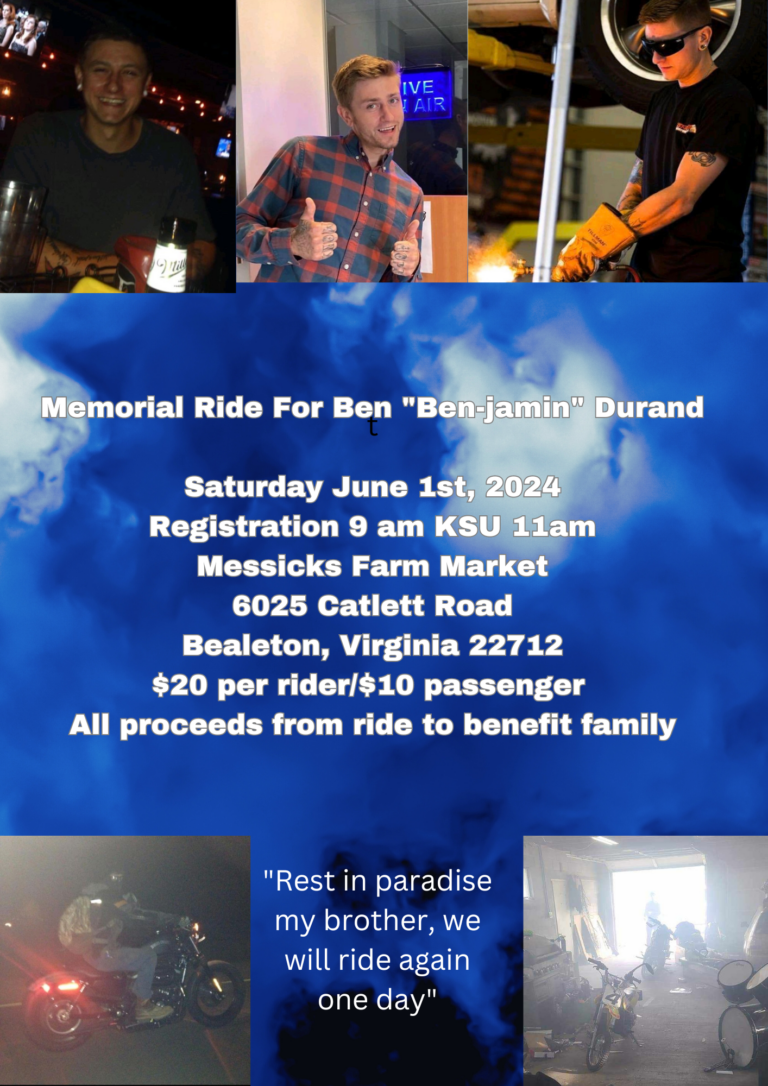 Ben’s memorial ride